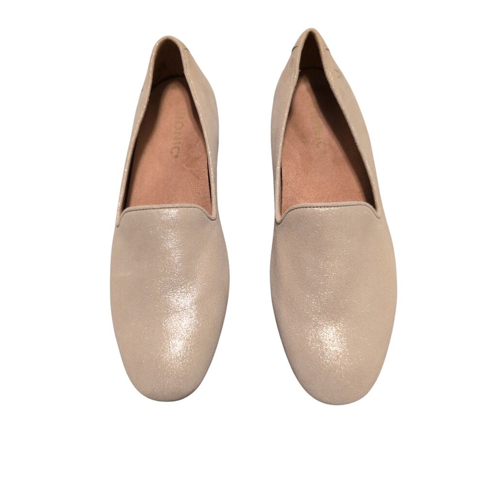 Vionic Gold Flats Willa Women’s Size 7 NWOT Orthotic Comfort Shoes - Picture 5 of 5